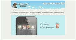 Desktop Screenshot of coffeedoggames.com